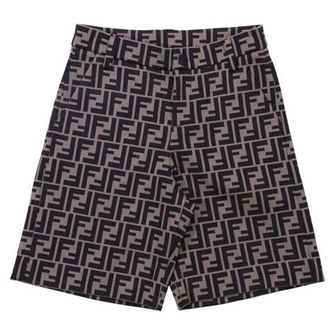 fendi baby shorts|brown Fendi shorts.